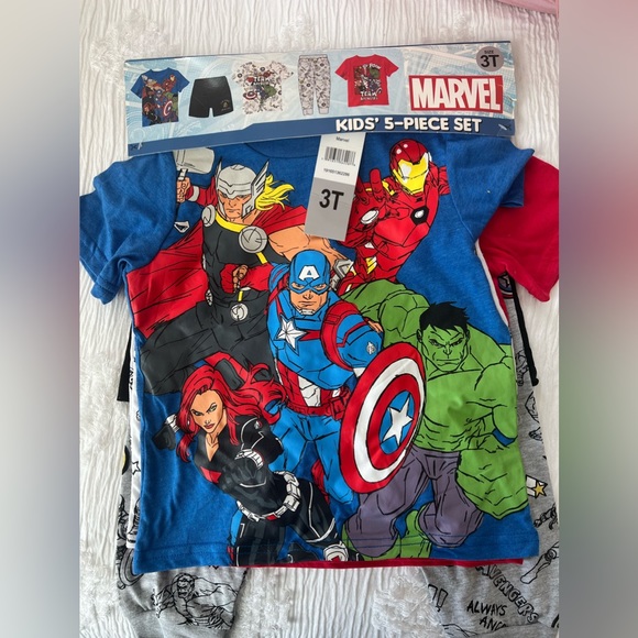 Boys 3T Avengers PJ Set - Picture 1 of 1